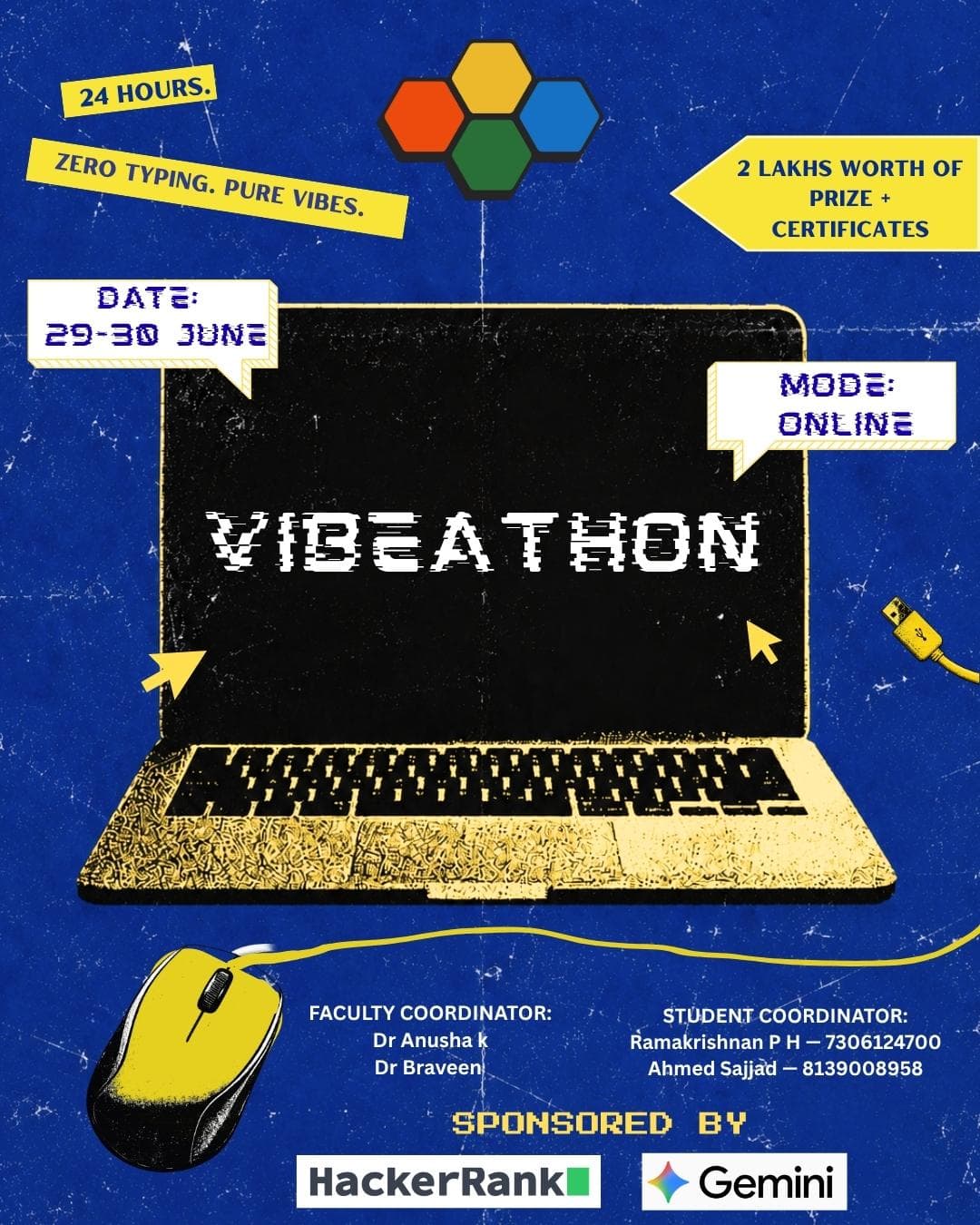 Vibeathon Poster